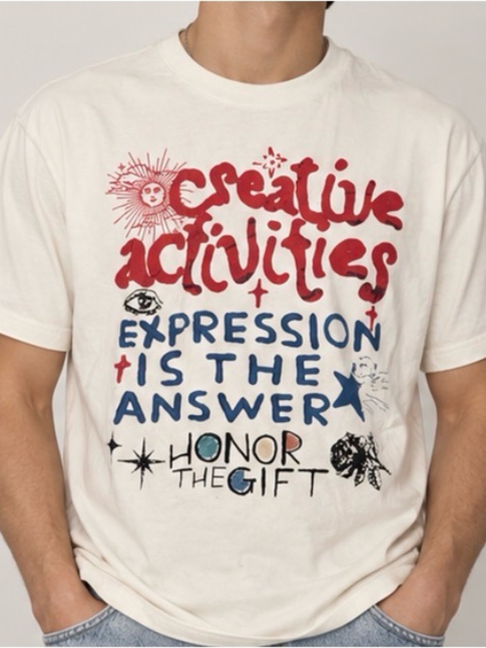 Honor The Gift “Creative Activities” Graphic T-Shirt Medium